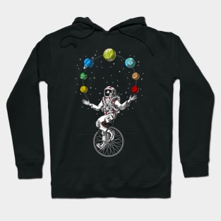 Astronaut Juggling Space Planets Hoodie